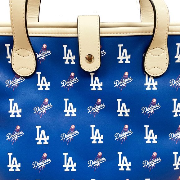 MLB Los Angeles Dodgers Vegan Handbag Tote - Picture 3 of 4